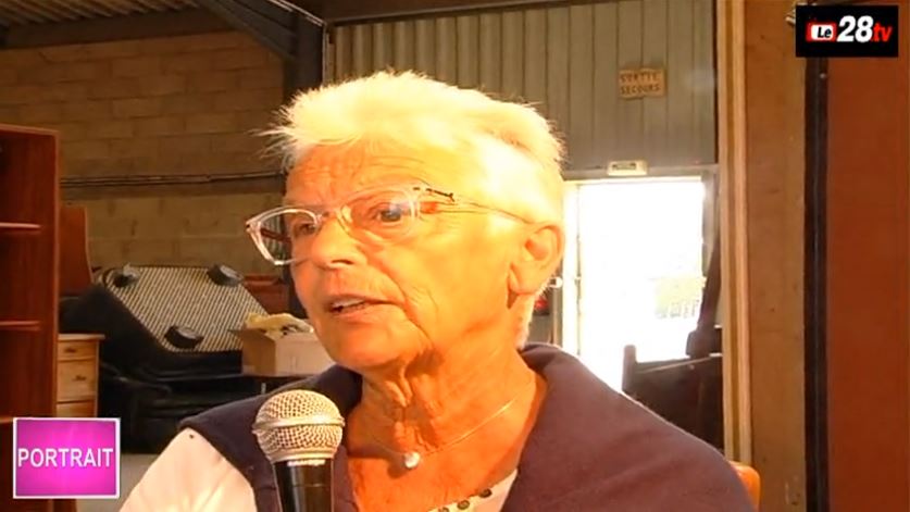 VIDÉO portrait de Nicole Gausseron la présidente des Compagnons du Partage